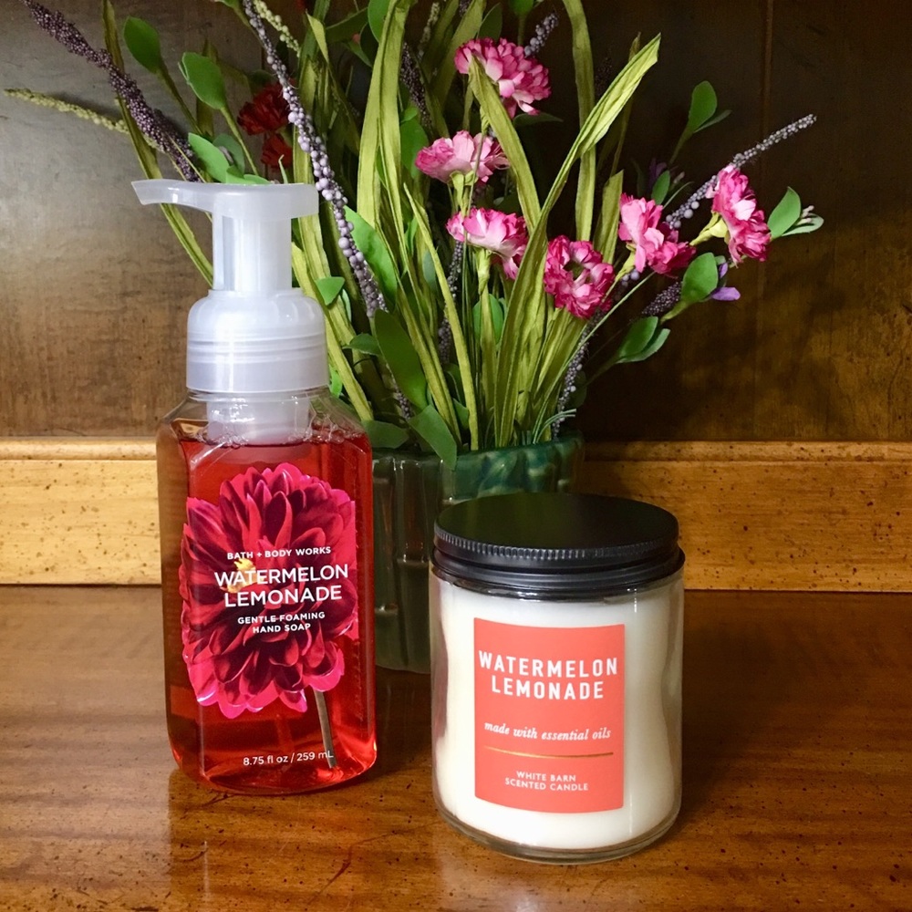 Bath & Body Works Candle & Hand Soap